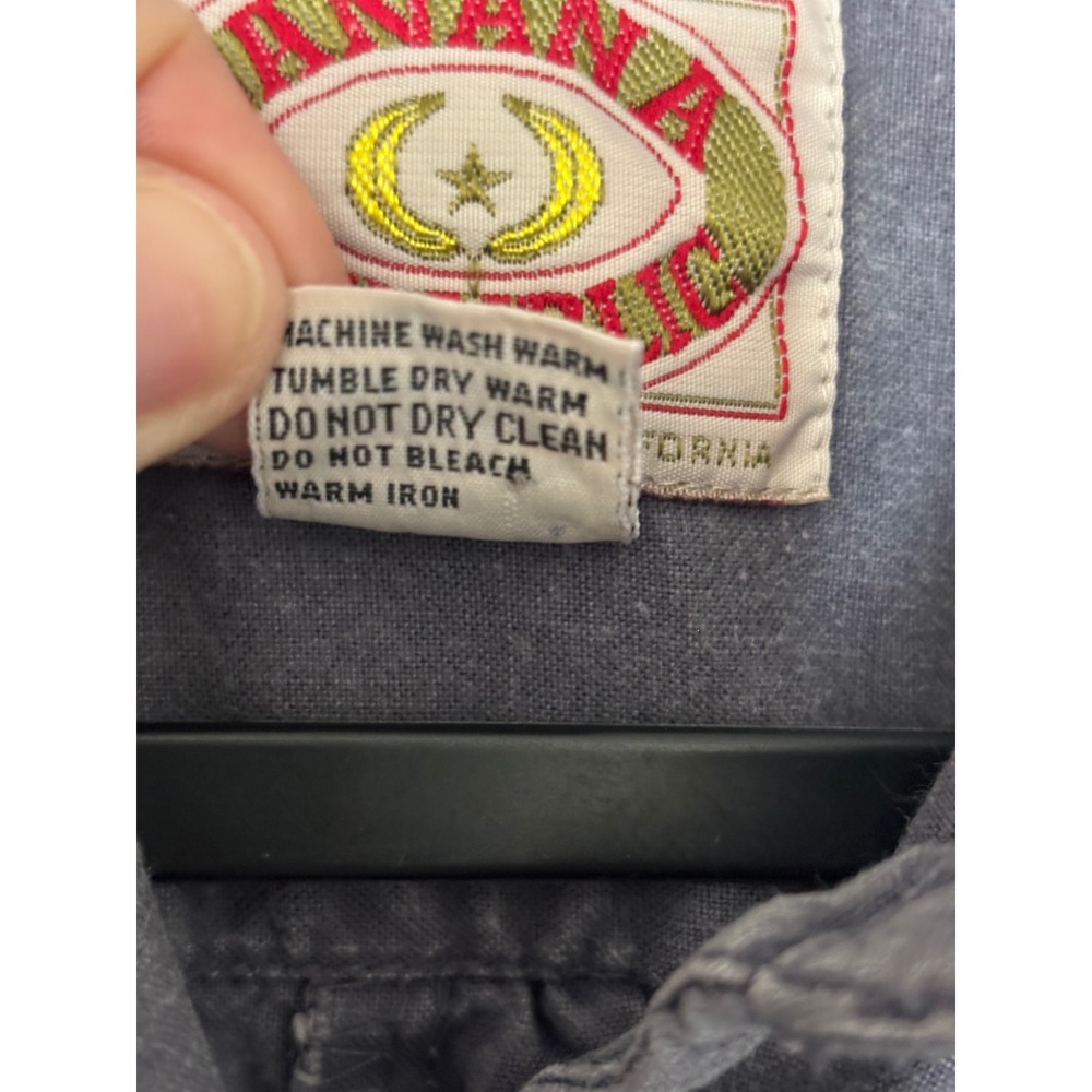 Vintage Banana Republic Cotton Utility Jumpsuit Boiler Suit Grey XS Mill Valley - Picture 8 of 10